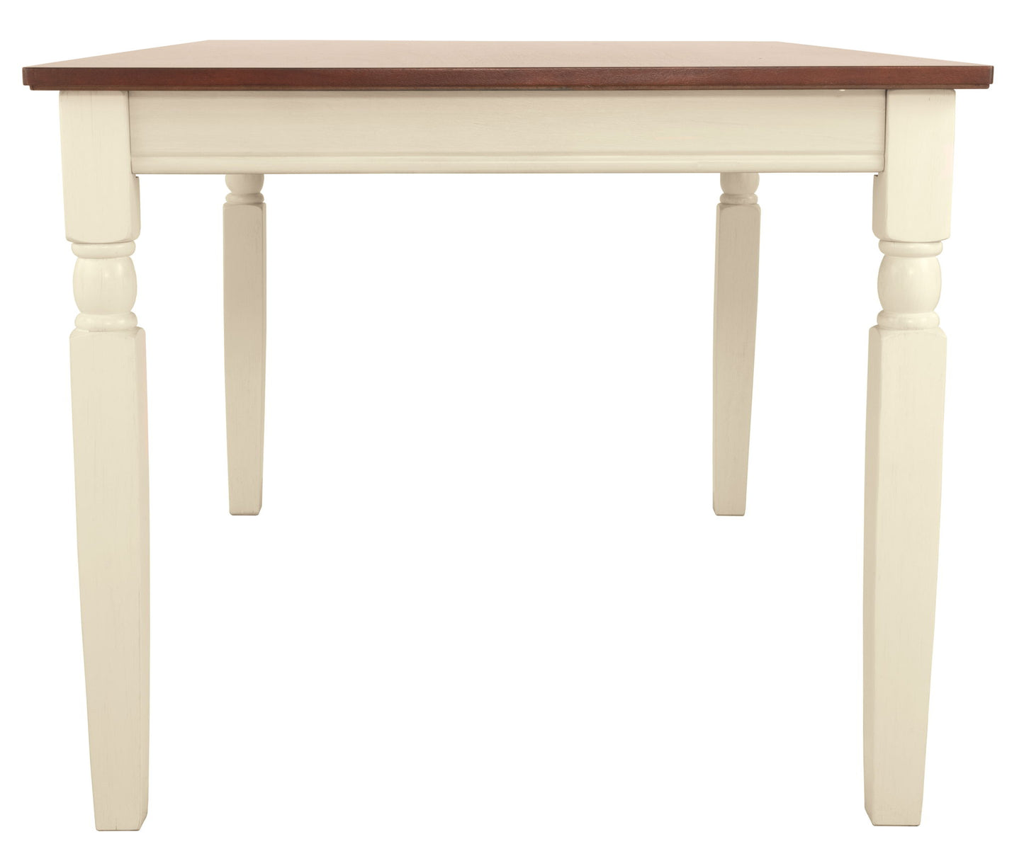 Whitesburg - Brown / Cottage White - Rectangular Dining Room Table - Hornell Furniture Outlet