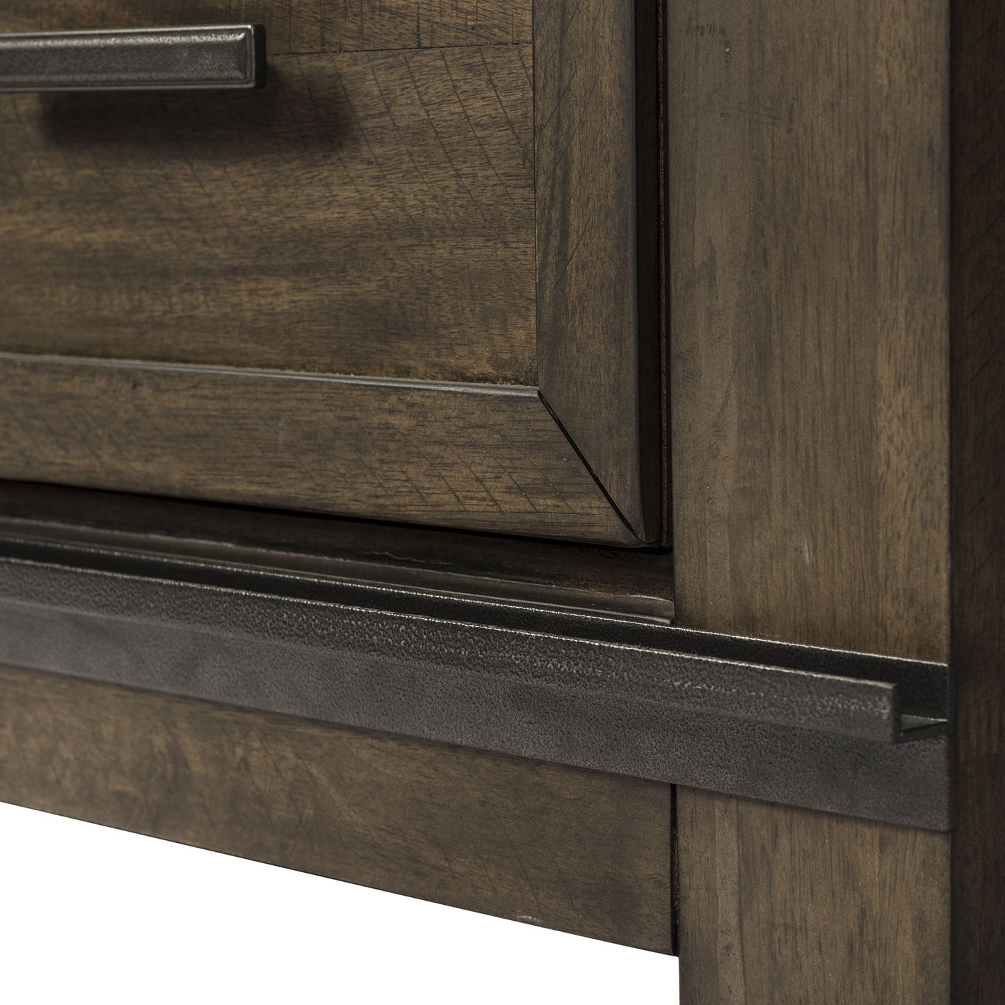 Thornwood Hills - Sliding Door Chest - Dark Brown - Hornell Furniture Outlet