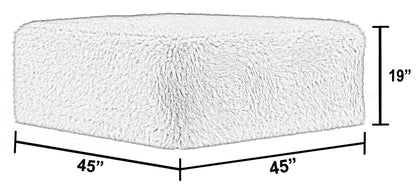 Bankside - Fabric Cocktail Ottoman - Gray - Hornell Furniture Outlet