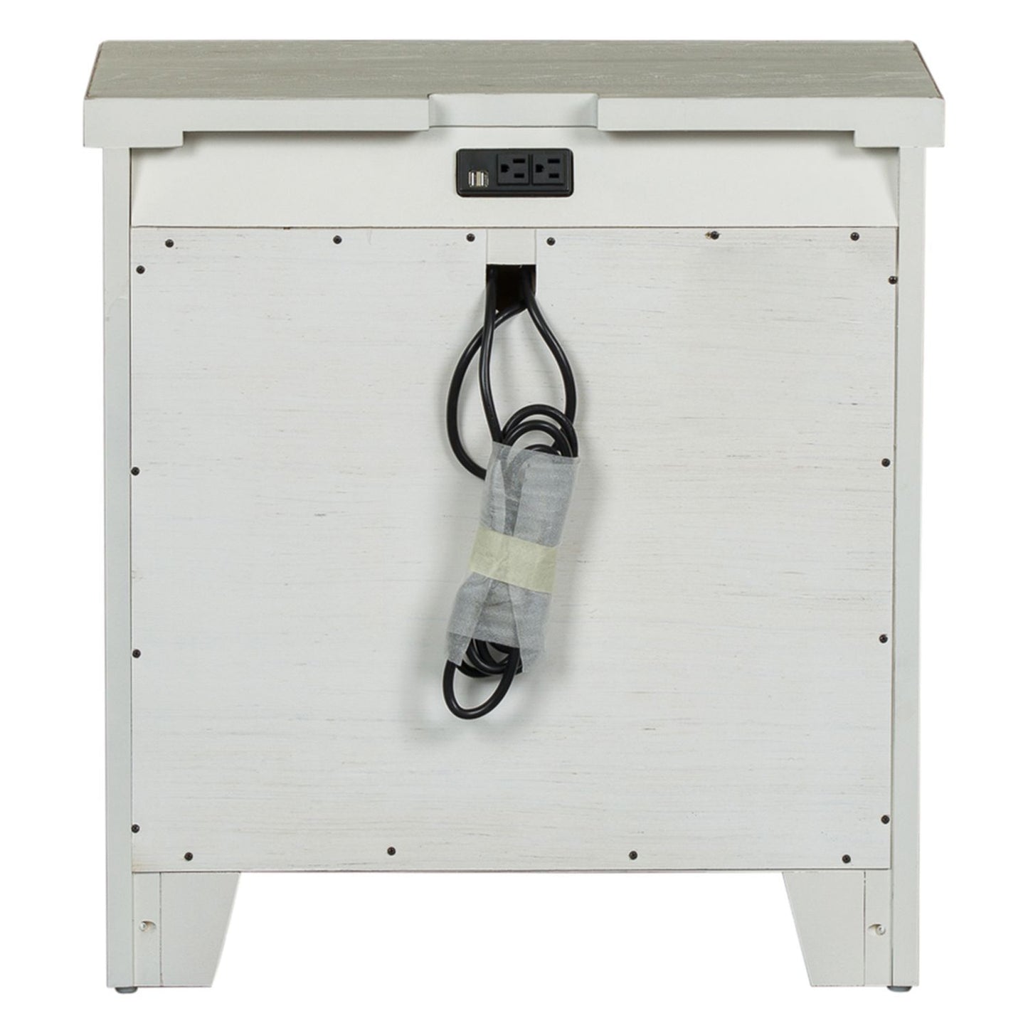 Modern Farmhouse - 3 Drawer Night Stand - Hornell Furniture Outlet