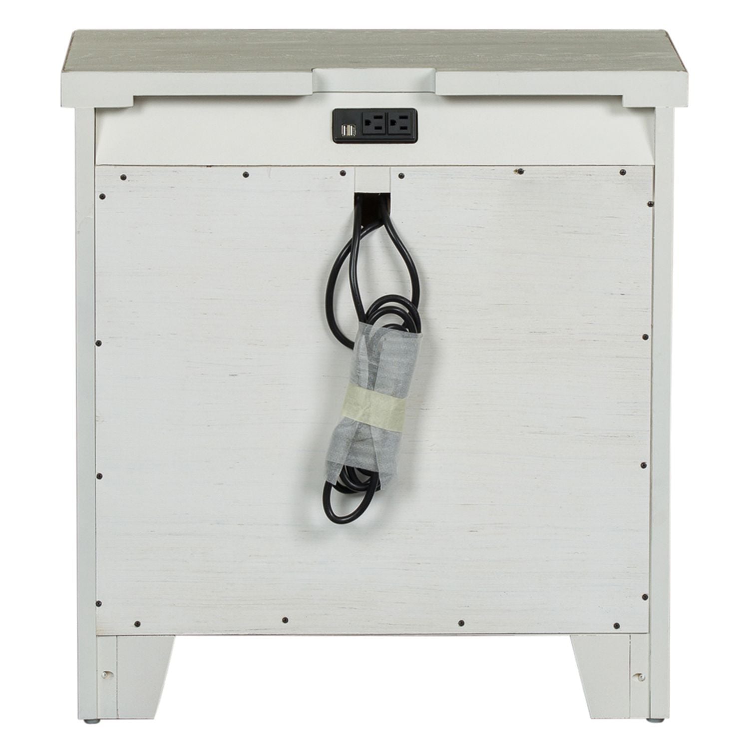 Modern Farmhouse - 3 Drawer Night Stand - Hornell Furniture Outlet