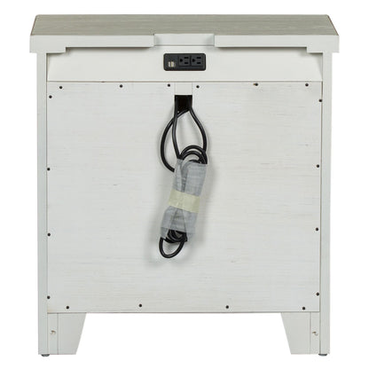 Modern Farmhouse - 3 Drawer Night Stand - Hornell Furniture Outlet