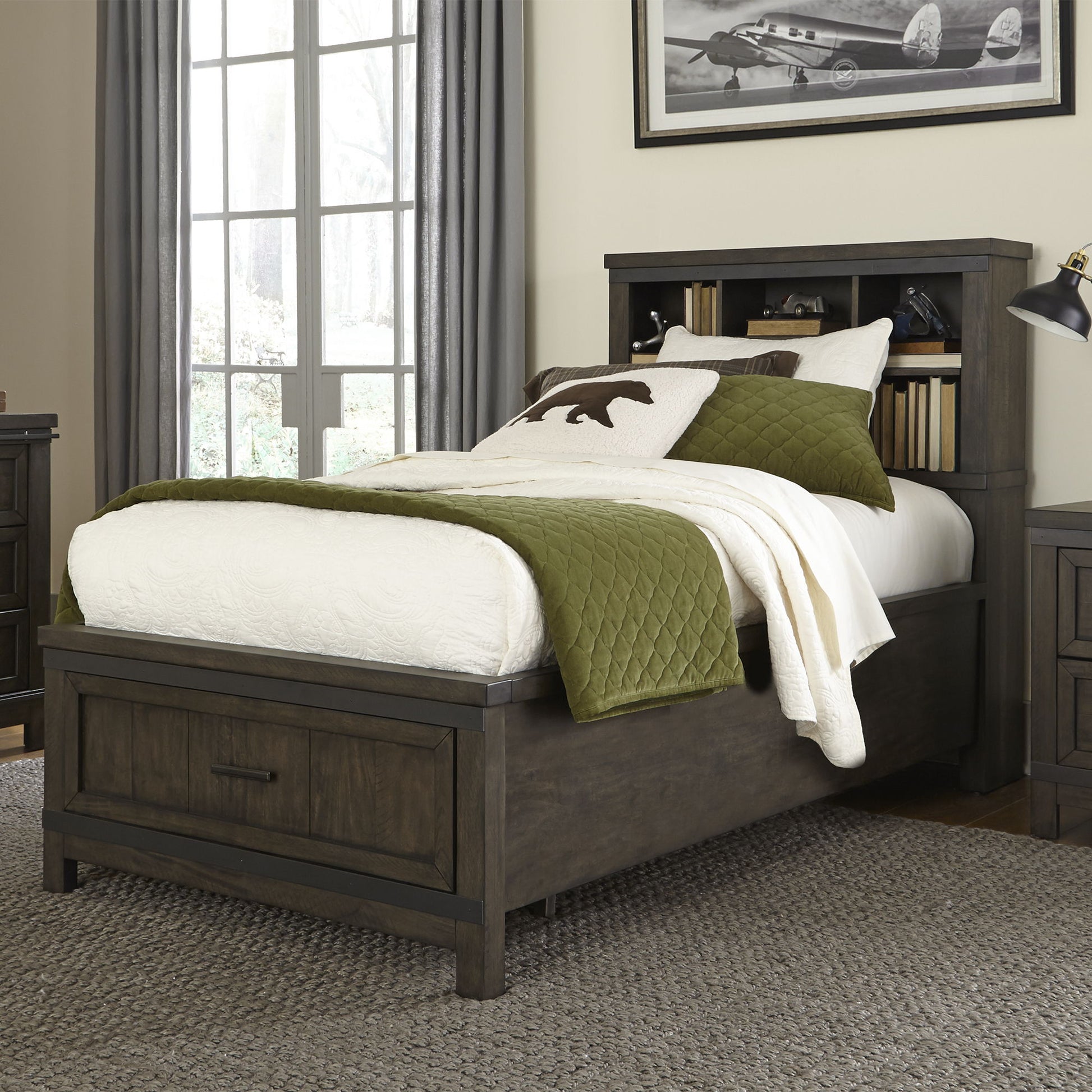 Thornwood Hills - Bookcase Bed - Hornell Furniture Outlet