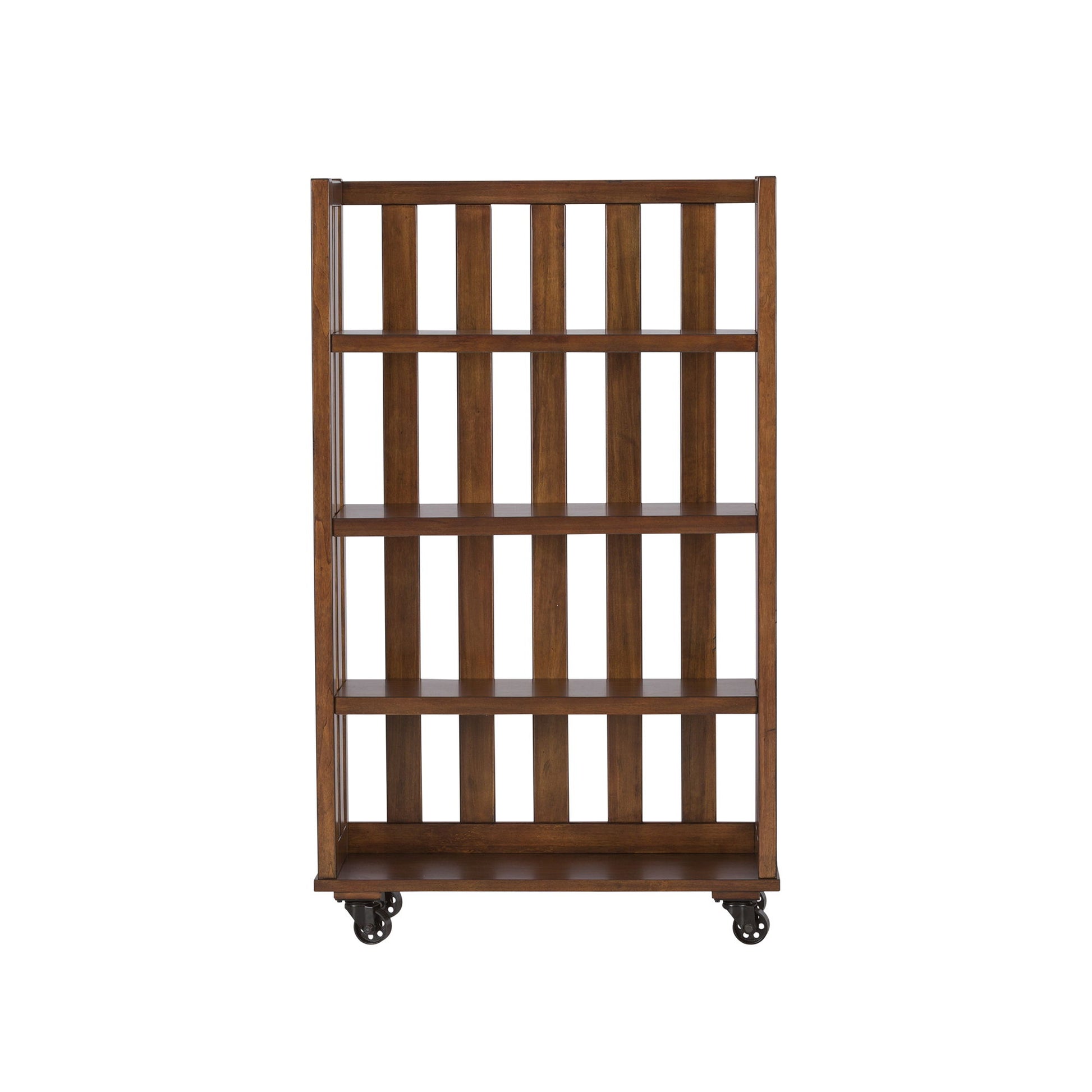 Arlington House - Open Bookcase - Dark Brown - Hornell Furniture Outlet