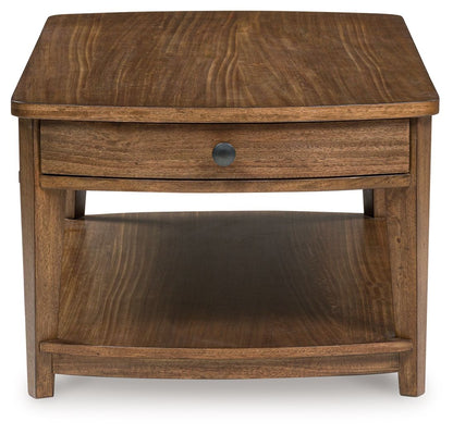 Burkbyer - Rectangular Table - Hornell Furniture Outlet