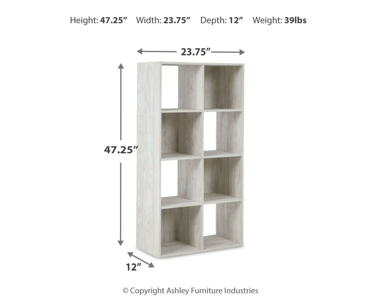 Paxberry - Four Cube Organizer - Hornell Furniture Outlet