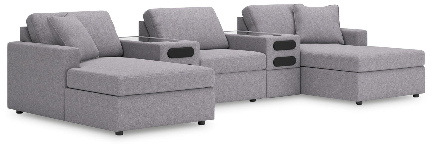 Modmax - Granite - Sectional - Hornell Furniture Outlet