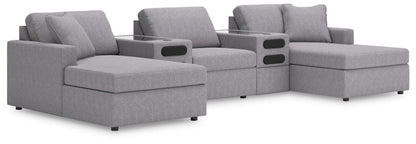 Modmax - Granite - Sectional - Hornell Furniture Outlet