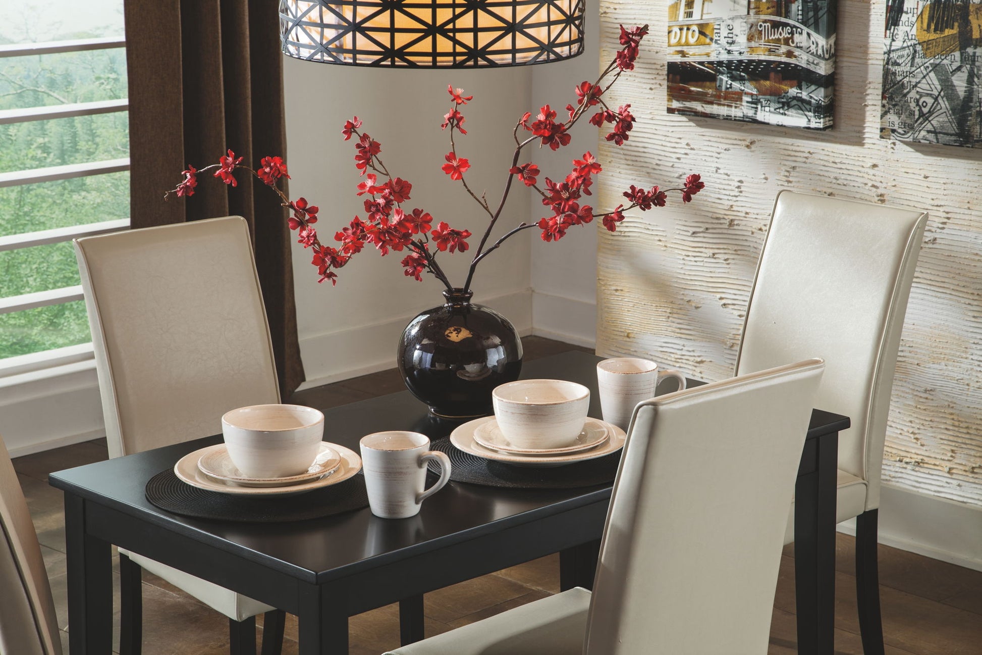 Kimonte - Dining Table Set - Hornell Furniture Outlet