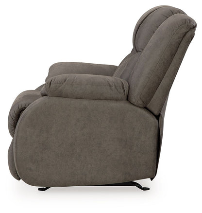 First Base - Gunmetal - Rocker Recliner - Hornell Furniture Outlet