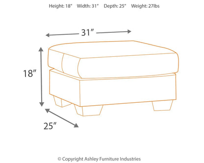 Darcy - Ottoman - Hornell Furniture Outlet
