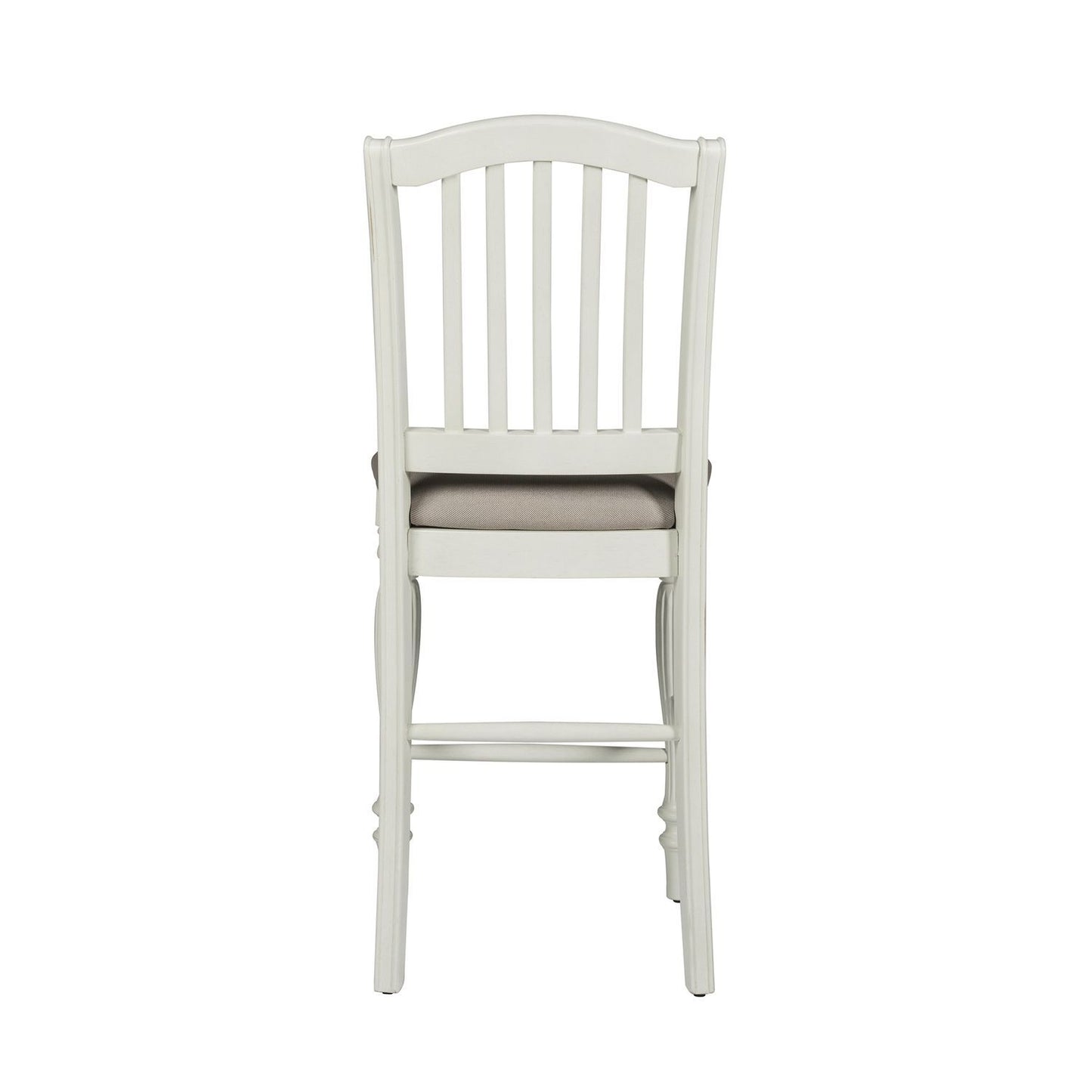 Cumberland Creek - Slat Back Counter Chair (RTA) - Nutmeg / Buttermilk - Hornell Furniture Outlet