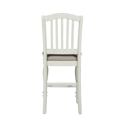 Cumberland Creek - Slat Back Counter Chair (RTA) - Nutmeg / Buttermilk - Hornell Furniture Outlet