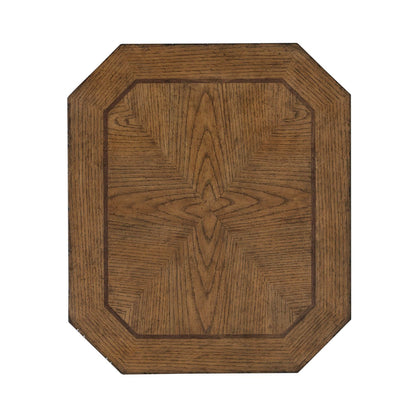 Carolina Park - Octagonal End Table - Brown - Hornell Furniture Outlet