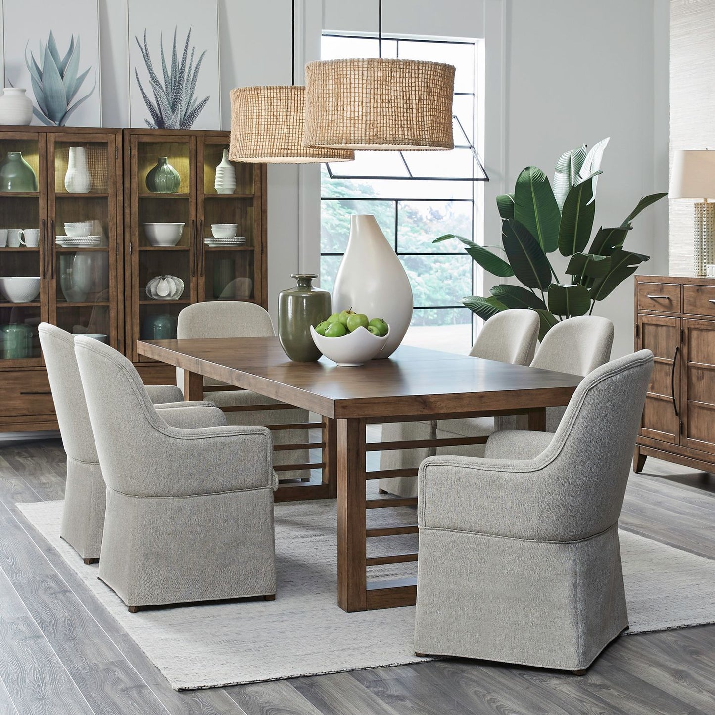 Shaker Lakes - Pedestal Table Set - Hornell Furniture Outlet