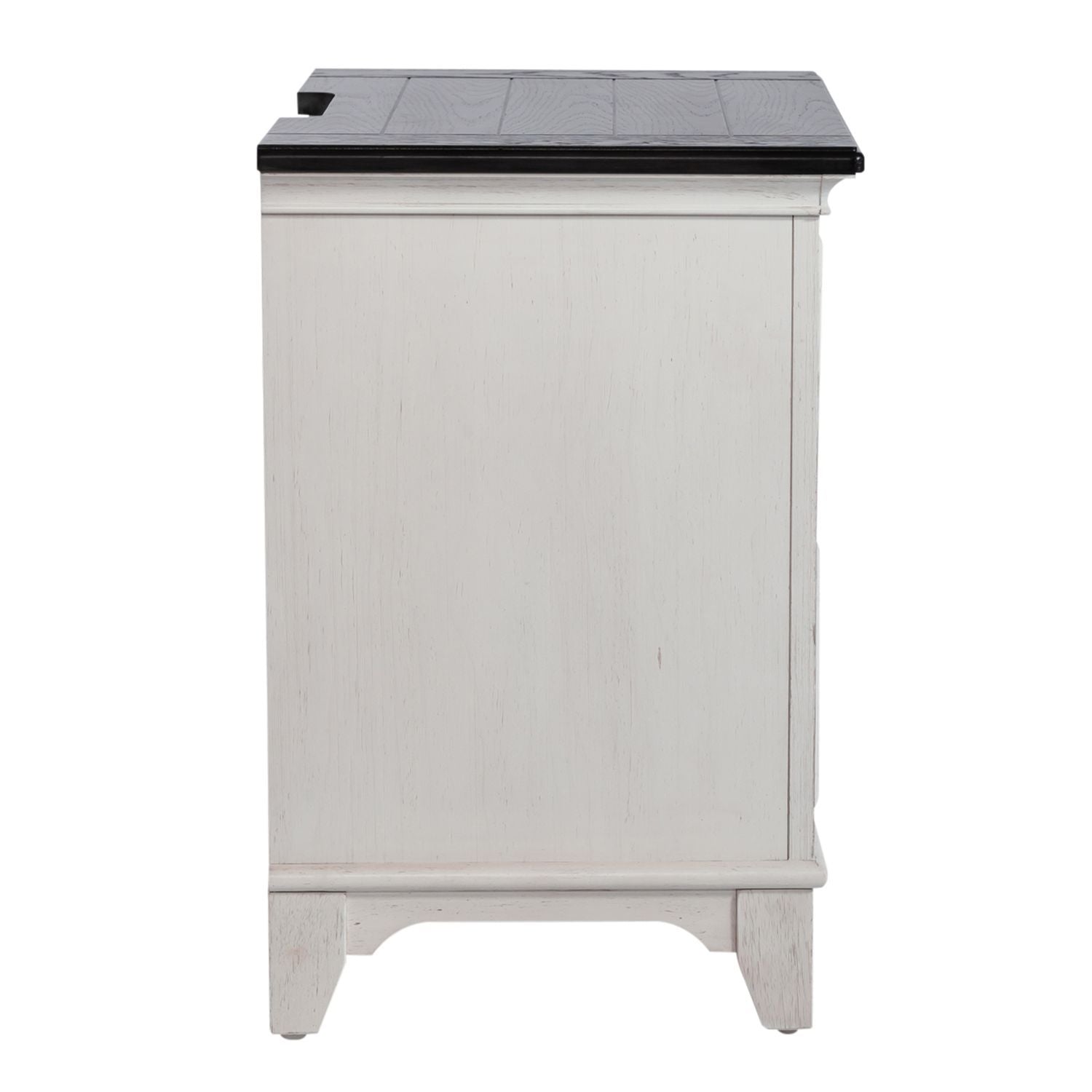 Allyson Park - 2 Drawer Nightstand With Charging Station - White - Hornell Furniture Outlet
