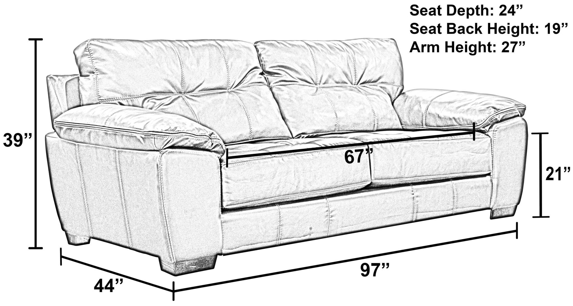 Hudson - Sofa - Hornell Furniture Outlet