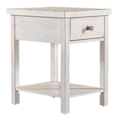 Modern Farmhouse - Drawer Chair Side Table - Hornell Furniture Outlet