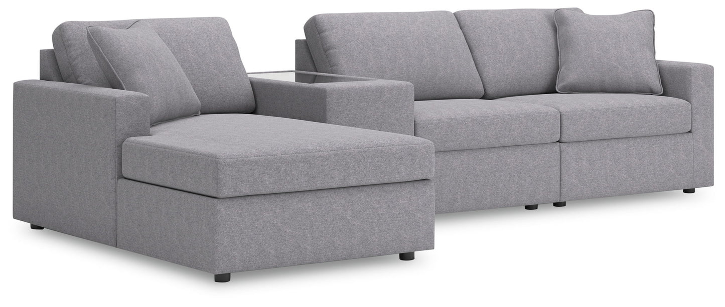 Modmax - Granite - Sectional - Hornell Furniture Outlet