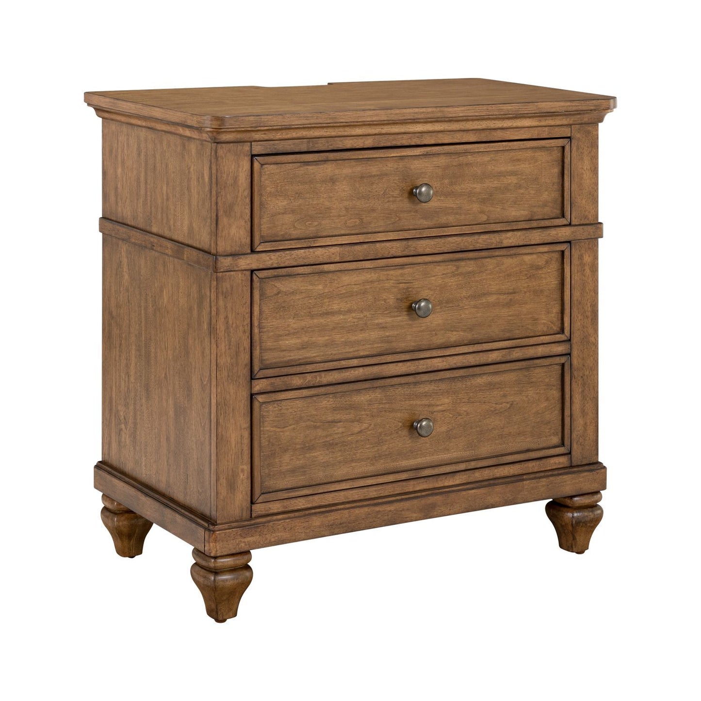 Twin Lakes - Nightstand With Charging Station - Hornell Furniture Outlet