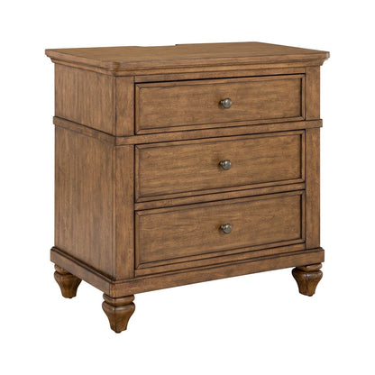 Twin Lakes - Nightstand With Charging Station - Hornell Furniture Outlet