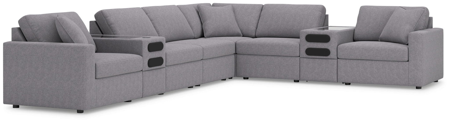 Modmax - Granite - Sectional - Hornell Furniture Outlet