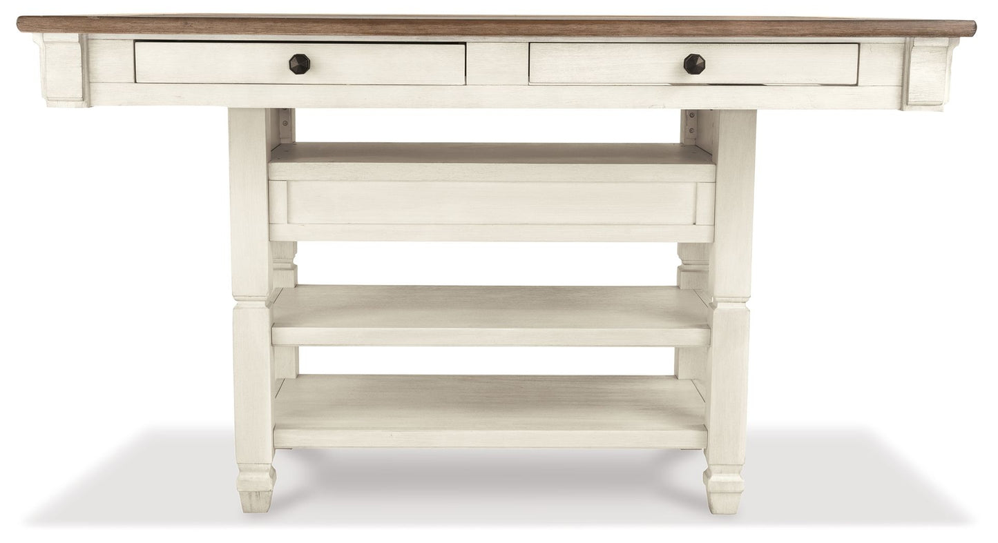 Bolanburg - Beige - Rectangular Dining Room Counter Table - Hornell Furniture Outlet
