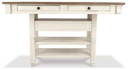 Bolanburg - Beige - Rectangular Dining Room Counter Table - Hornell Furniture Outlet