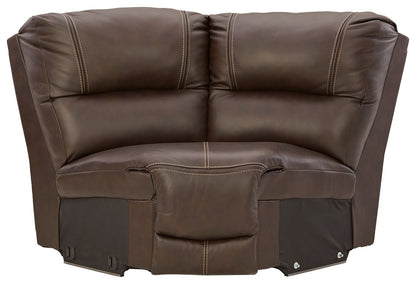 Dunleith - Power Reclining Sectional - Hornell Furniture Outlet
