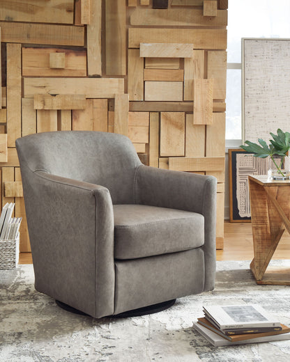 Bradney - Swivel Accent Chair - Hornell Furniture Outlet