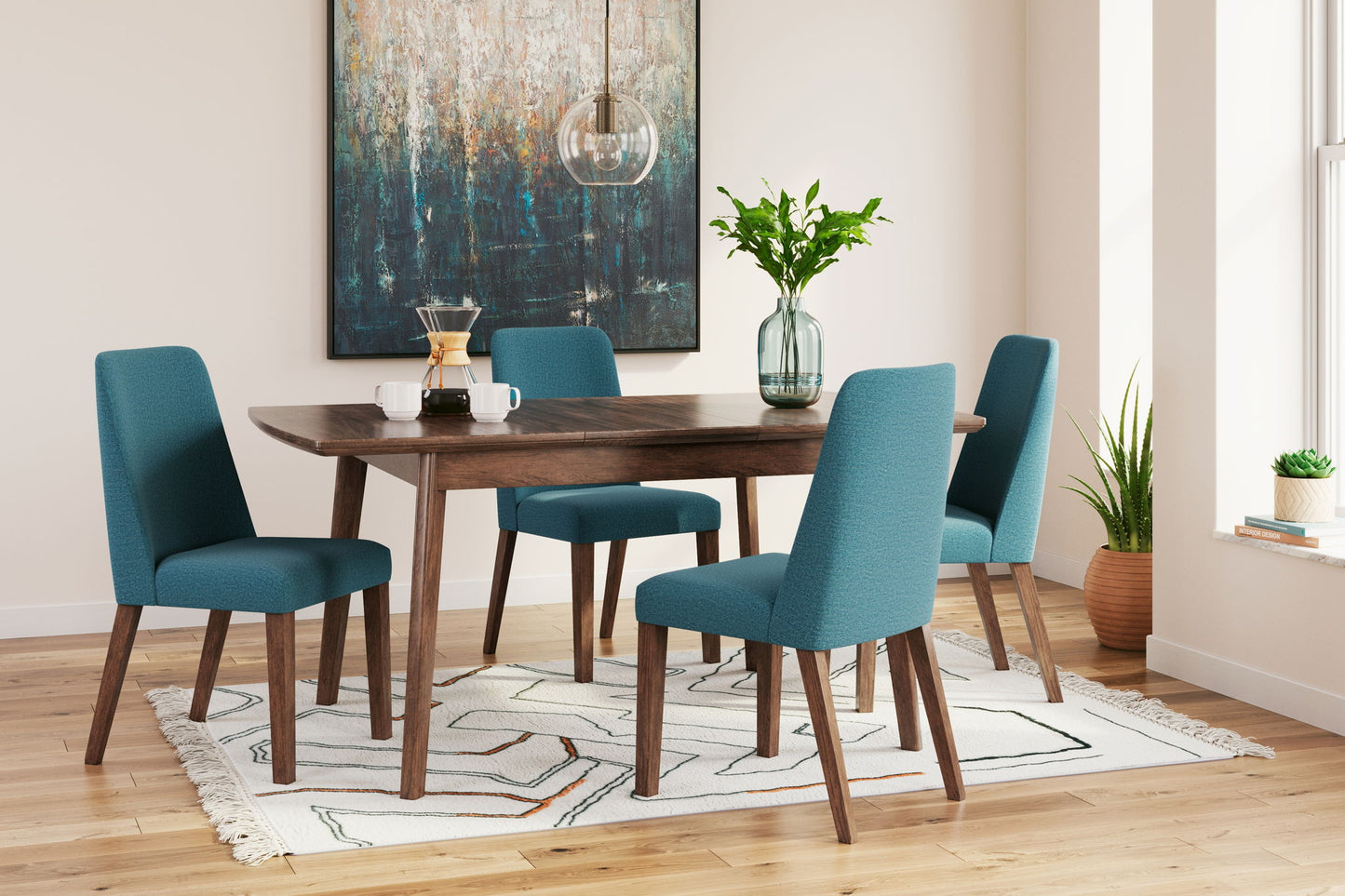Lyncott - Butterfly Extension Table Set - Hornell Furniture Outlet