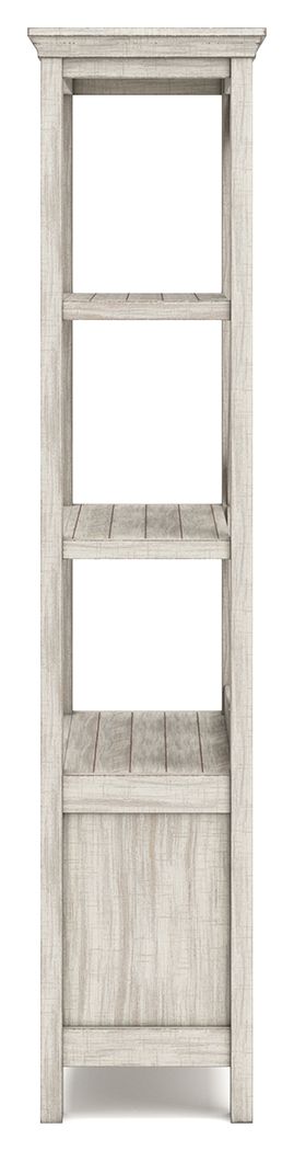 Carynhurst - Whitewash - Large Bookcase - Hornell Furniture Outlet