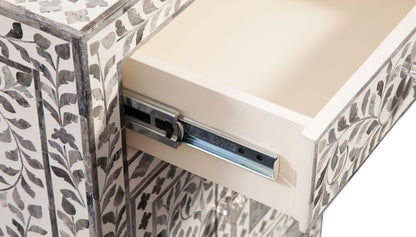 Fowler - Accent Cabinet - Pearl Silver - Hornell Furniture Outlet
