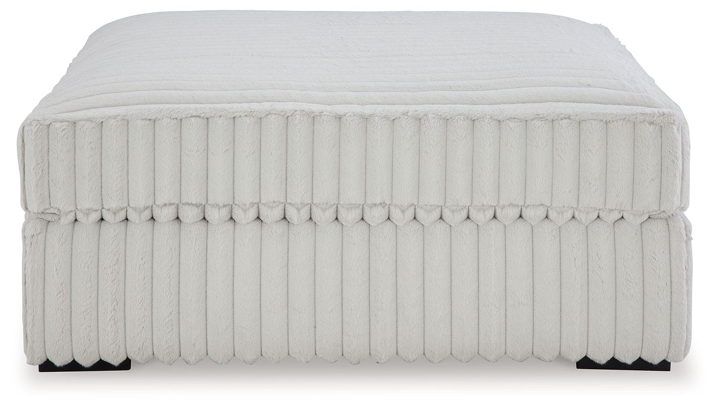 Stupendous - Alloy - Oversized Accent Ottoman - Hornell Furniture Outlet