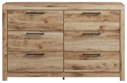 Hyanna - Tan Brown - Six Drawer Dresser - Hornell Furniture Outlet