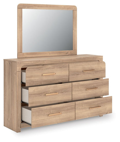 Kinlanni - Six Drawer Dresser - Hornell Furniture Outlet