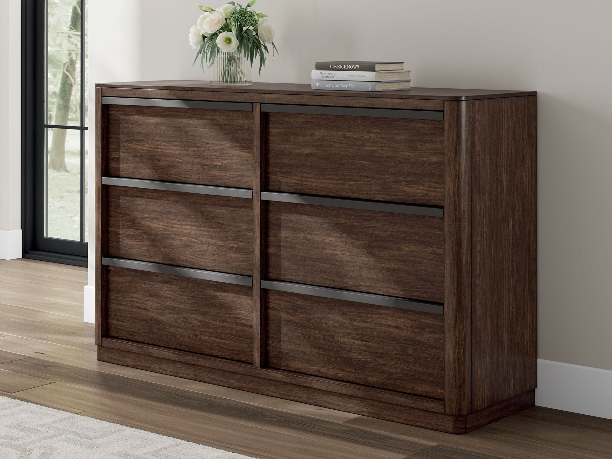 Dilenno - Dark Brown - Dresser - Hornell Furniture Outlet