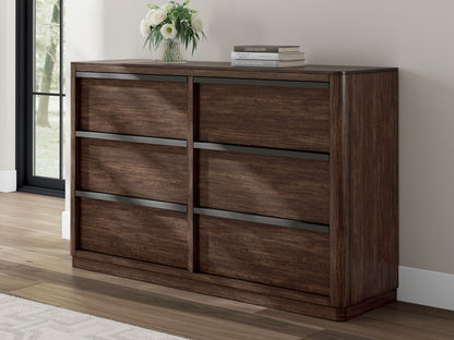 Dilenno - Dark Brown - Dresser - Hornell Furniture Outlet