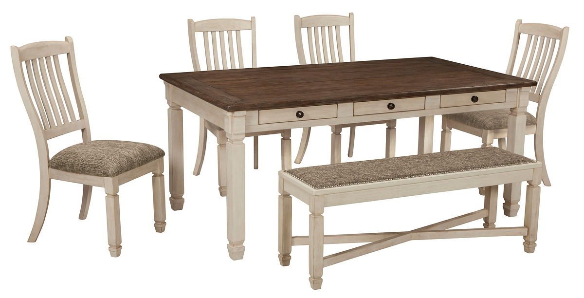 Bolanburg - Rectangular Dining Table Set - Hornell Furniture Outlet