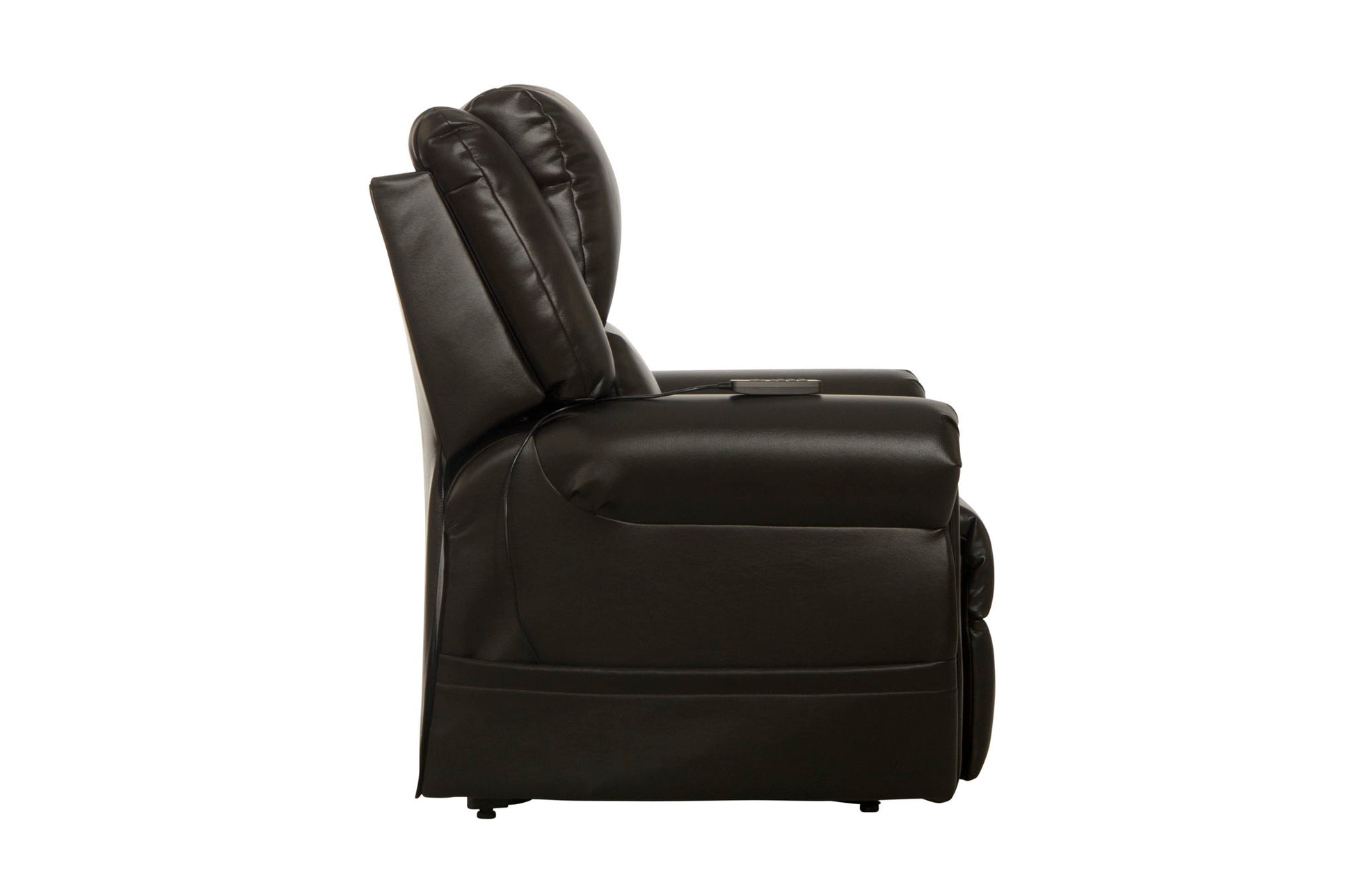 Cosset - Power Lift With Power Headrest / Layflat / Heat / Massage - Espresso - Hornell Furniture Outlet