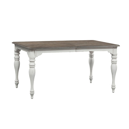 Magnolia Manor - Leg Table - White - Hornell Furniture Outlet