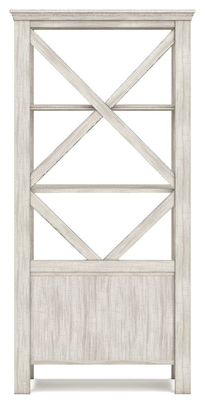 Carynhurst - Whitewash - Large Bookcase - Hornell Furniture Outlet
