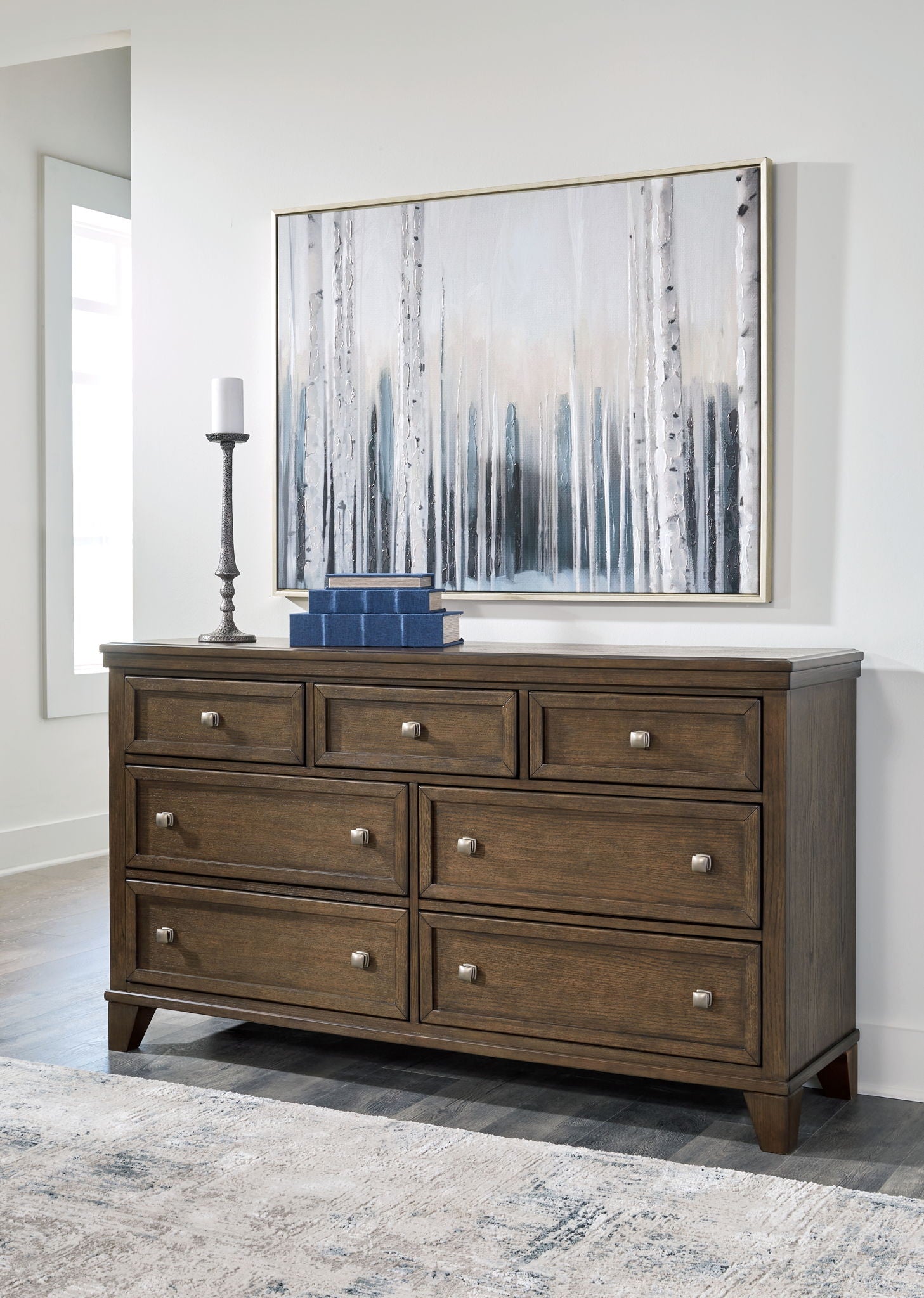 Shawbeck - Medium Brown - Dresser - Hornell Furniture Outlet
