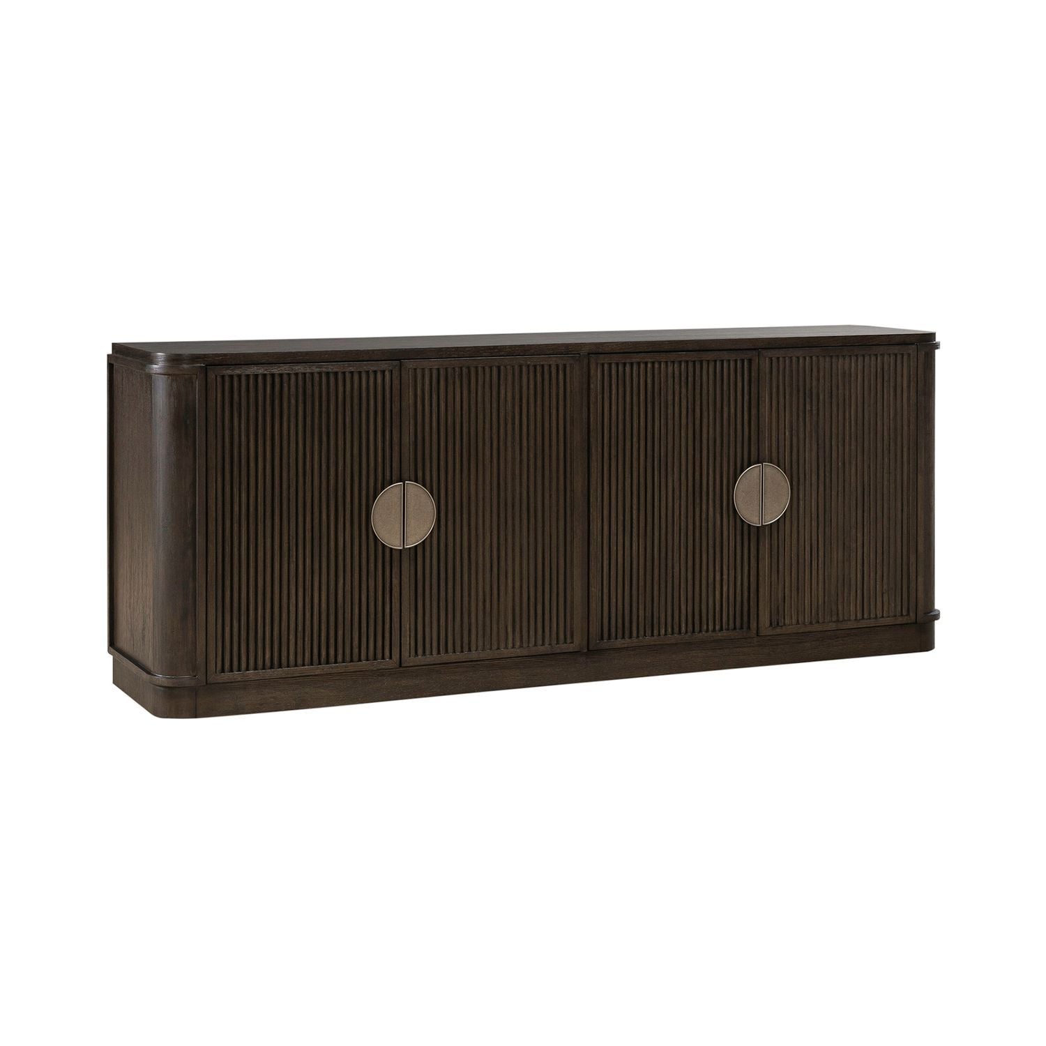 City View - 82" TV Console - Coffee Bean - Hornell Furniture Outlet