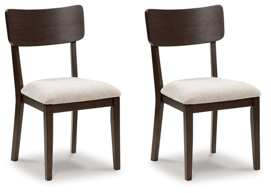 Mallenette - Merlot - Dining Upholstered Side Chair (Set of 2) - Hornell Furniture Outlet