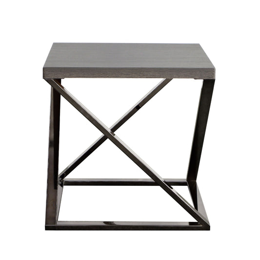Aegean - End Table - Gray - Hornell Furniture Outlet