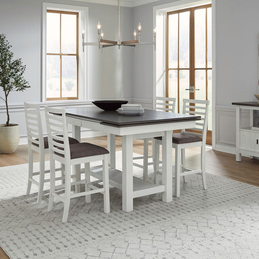 Brook Bay - Gathering Trestle Table Set - Hornell Furniture Outlet