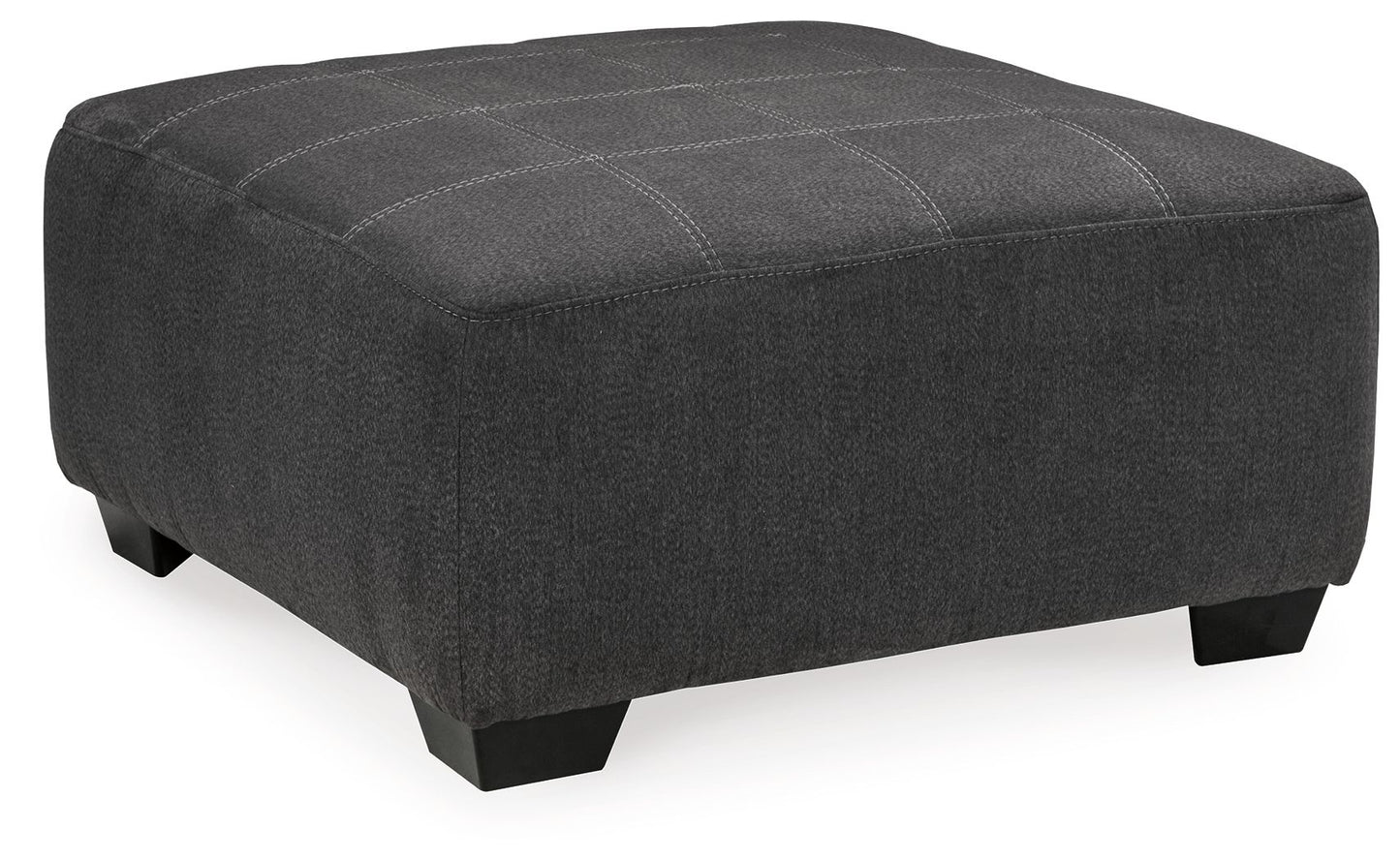 Ambee - Oversized Accent Ottoman - Slate - Hornell Furniture Outlet
