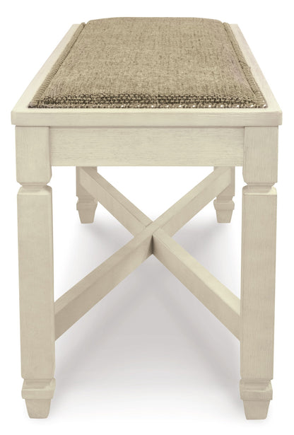 Bolanburg - Large UPH Dining Room Bench - Beige - Hornell Furniture Outlet