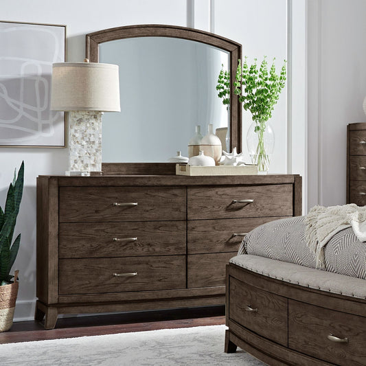 Avalon - Dresser & Mirror - Hornell Furniture Outlet